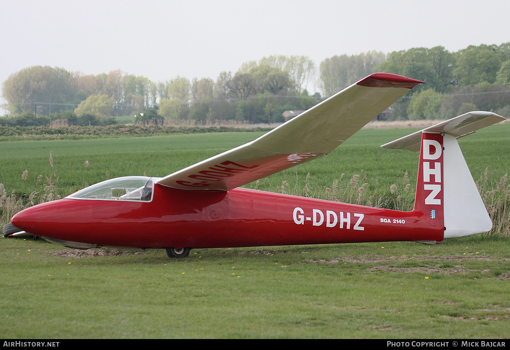 Aircraft Photo of G-DDHZ / BGA 2140 | PZL-Bielsko SZD-30 Pirat | AirHistory.net #492183