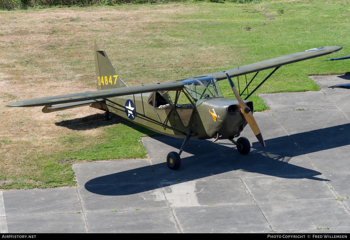 Aircraft Photo of N255DB / 42-14847 | Stinson L-5B Sentinel | USA - Air Force | AirHistory.net #492190