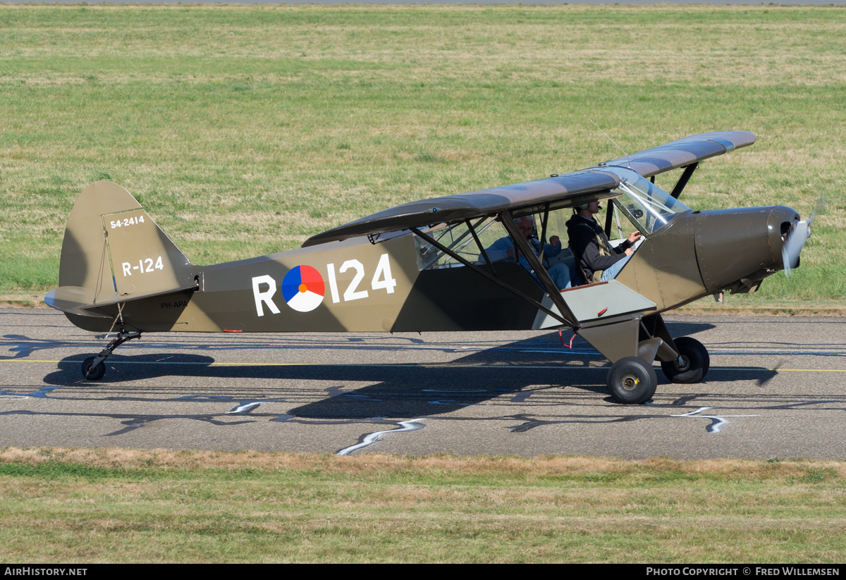 Aircraft Photo of PH-APA / R-124 | Piper L-21B Super Cub | Netherlands - Air Force | AirHistory.net #492193