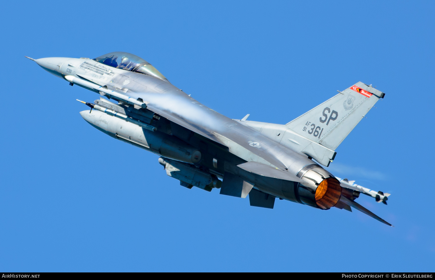 Aircraft Photo of 91-0361 / AF91-361 | General Dynamics F-16CM Fighting Falcon | USA - Air Force | AirHistory.net #492222