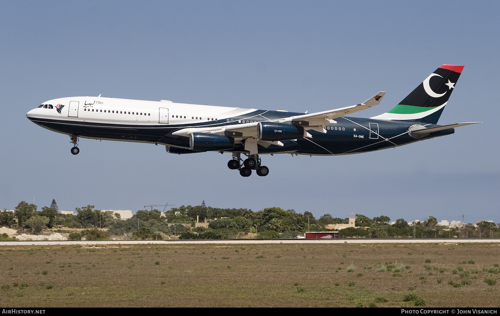 Aircraft Photo of 5A-ONE | Airbus A340-213 | Libya Government | AirHistory.net #492244