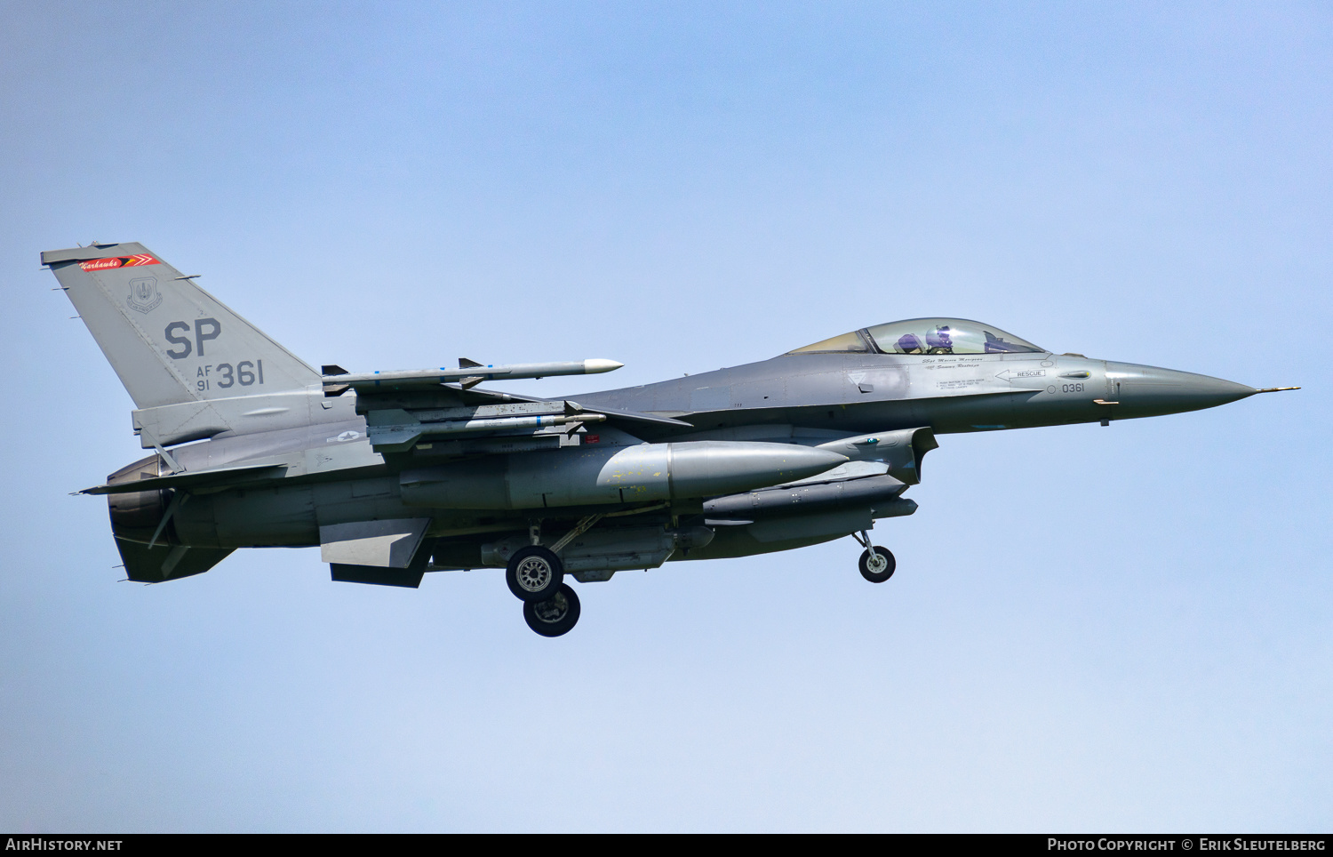 Aircraft Photo of 91-0361 / AF91-361 | General Dynamics F-16CM Fighting Falcon | USA - Air Force | AirHistory.net #492261