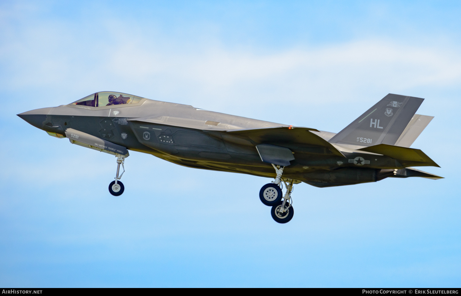 Aircraft Photo of 17-5281 / AF17-5281 | Lockheed Martin F-35A Lightning II | USA - Air Force | AirHistory.net #492262