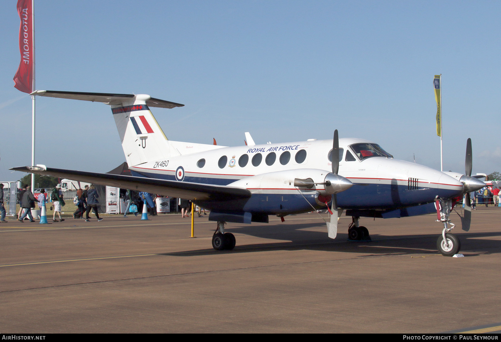 Aircraft Photo of ZK460 | Hawker Beechcraft B200GT King Air | UK - Air Force | AirHistory.net #492302