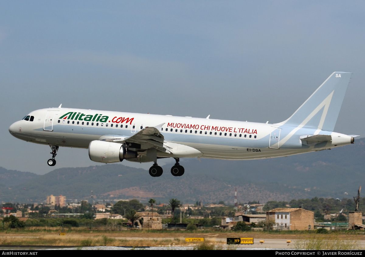 Aircraft Photo of EI-DSA | Airbus A320-216 | Alitalia | AirHistory.net #492309