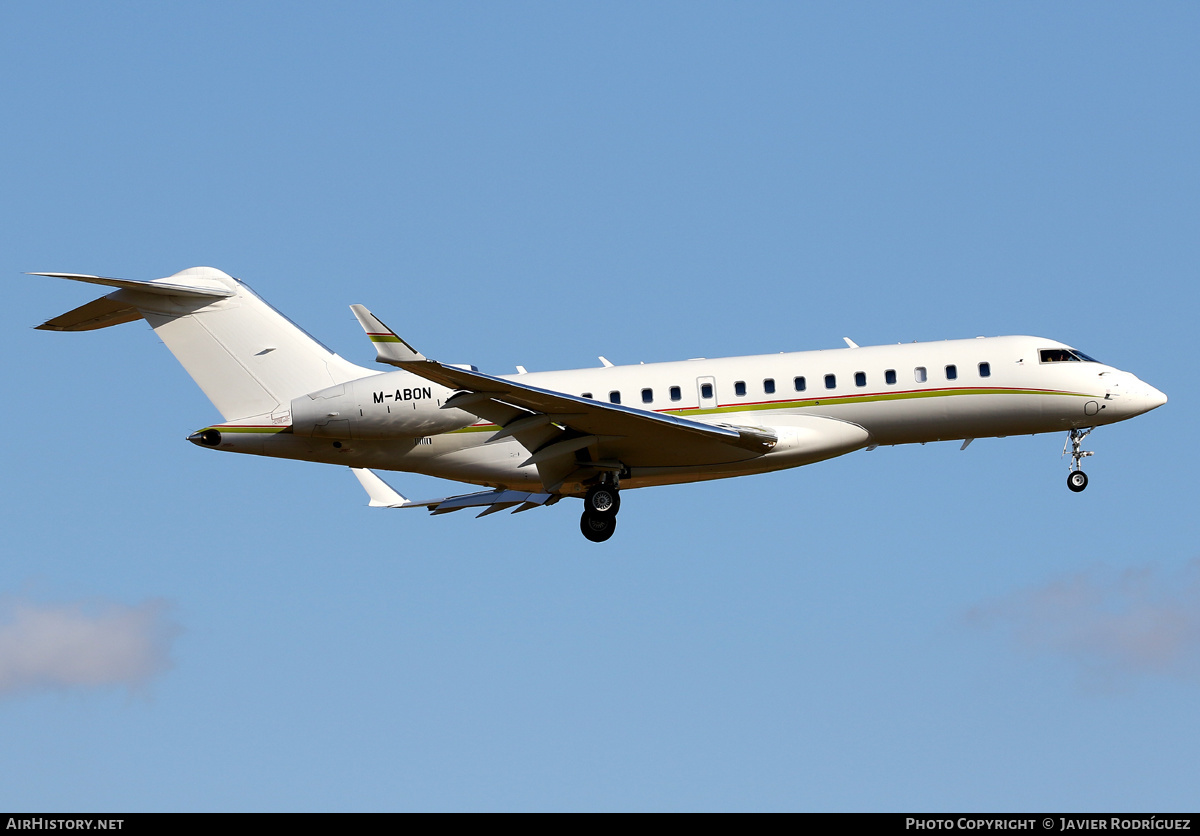 Aircraft Photo of M-ABON | Bombardier Global 6000 (BD-700-1A10) | AirHistory.net #492310