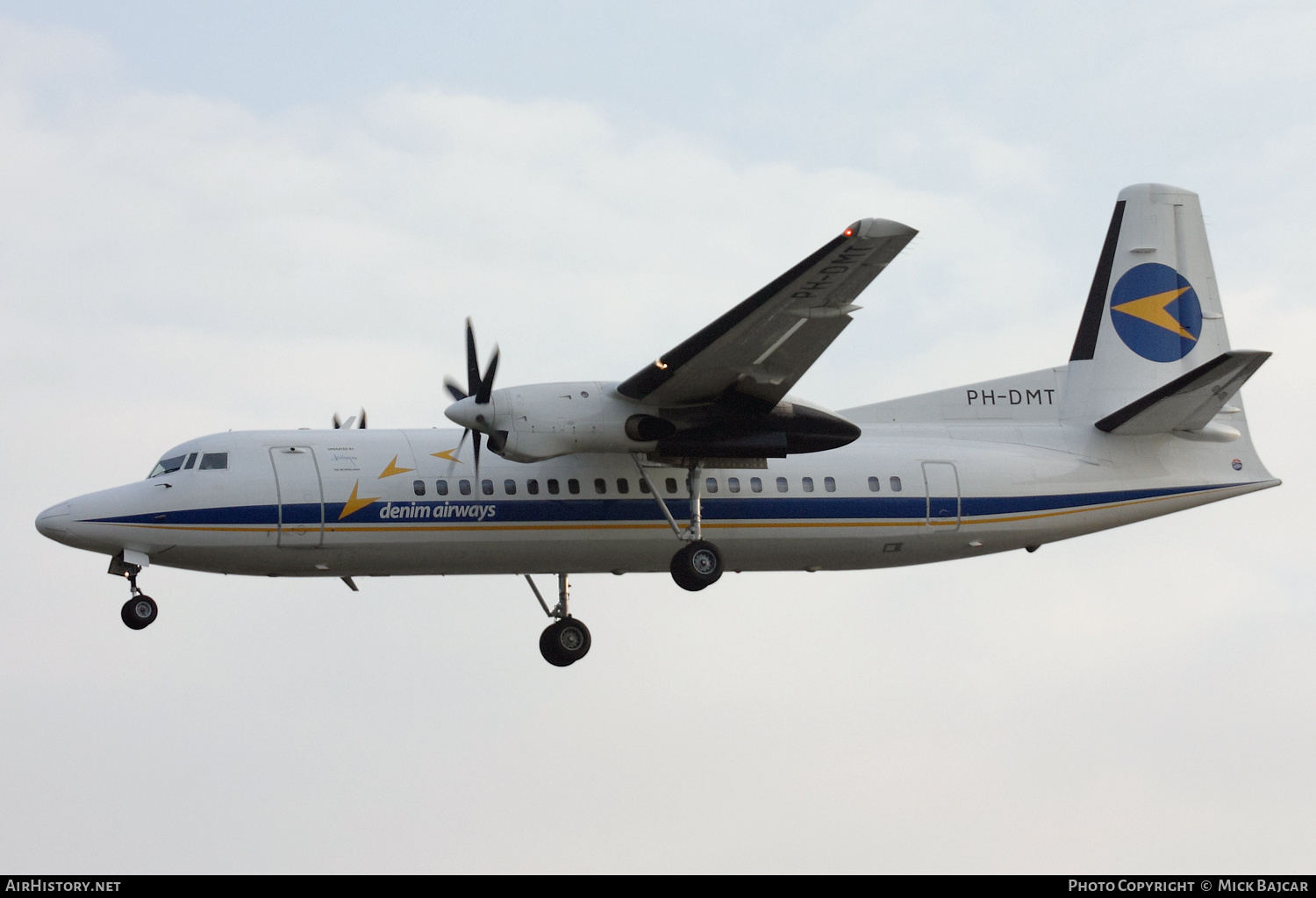 Aircraft Photo of PH-DMT | Fokker 50 | Denim Airways | AirHistory.net #492312