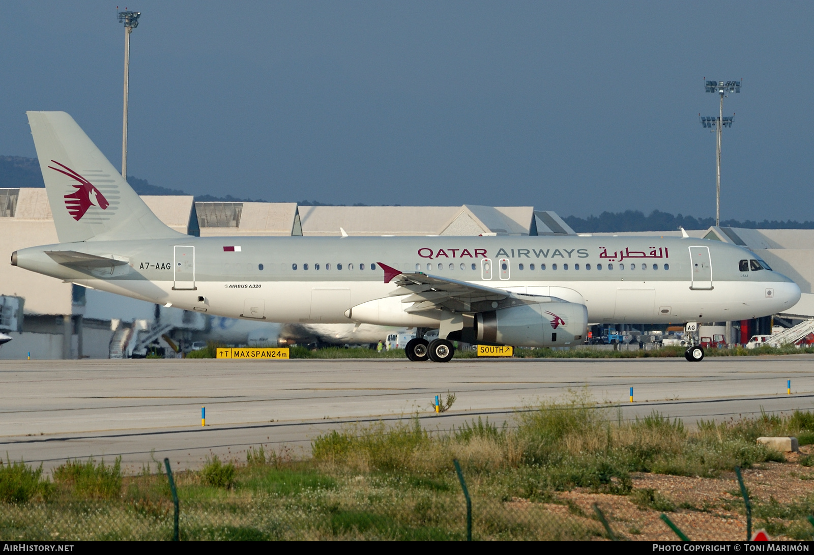 Aircraft Photo of A7-AAG | Airbus A320-232 | Qatar Airways | AirHistory.net #492334