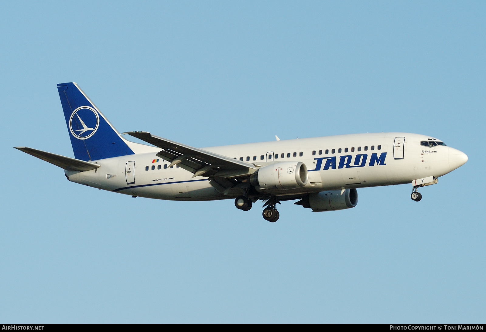 Aircraft Photo of YR-BGY | Boeing 737-36M | TAROM - Transporturile Aeriene Române | AirHistory.net #492340
