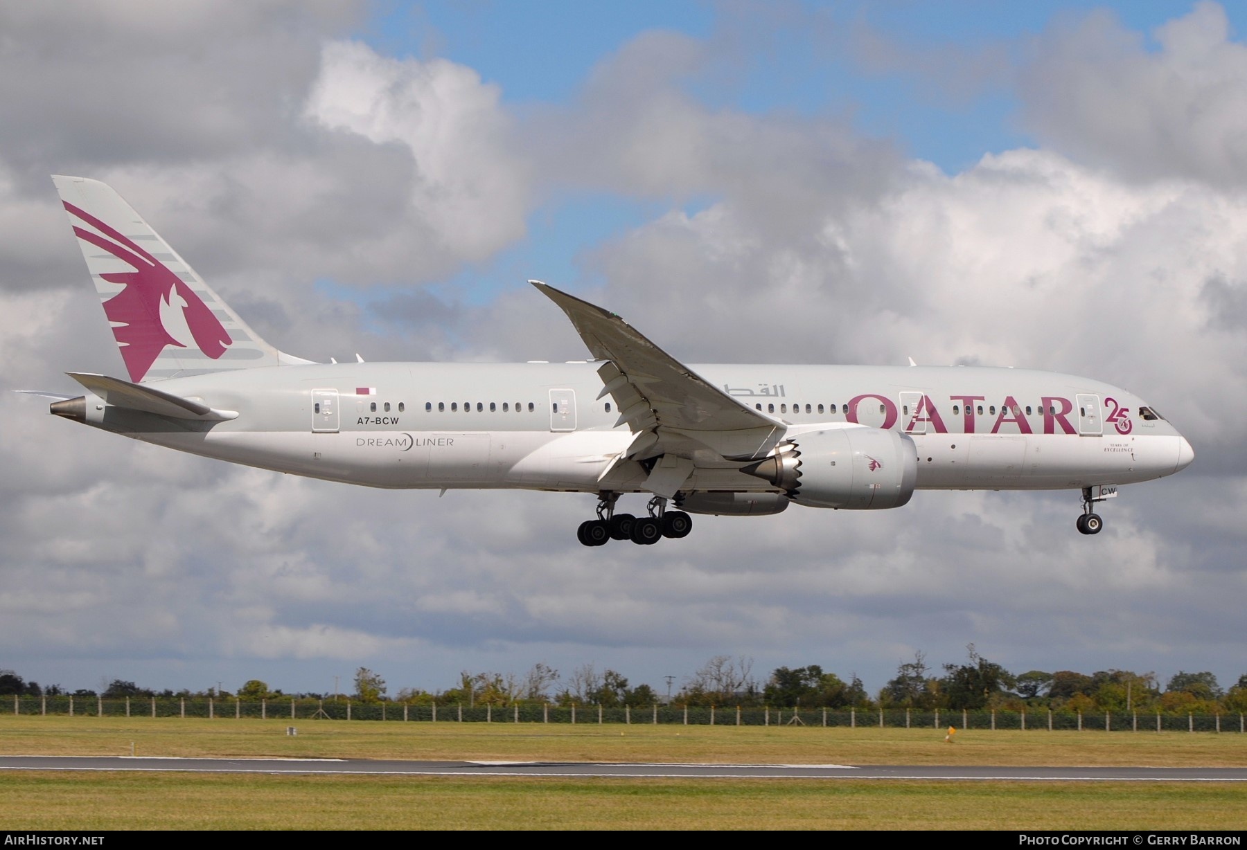 Aircraft Photo of A7-BCW | Boeing 787-8 Dreamliner | Qatar Airways | AirHistory.net #492344