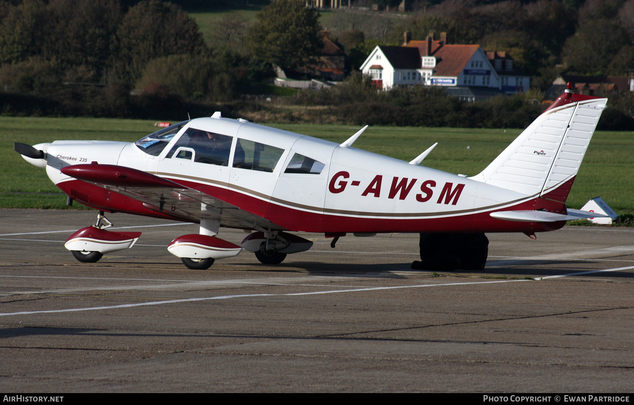 Aircraft Photo of G-AWSM | Piper PA-28-235 Cherokee C | AirHistory.net #492406