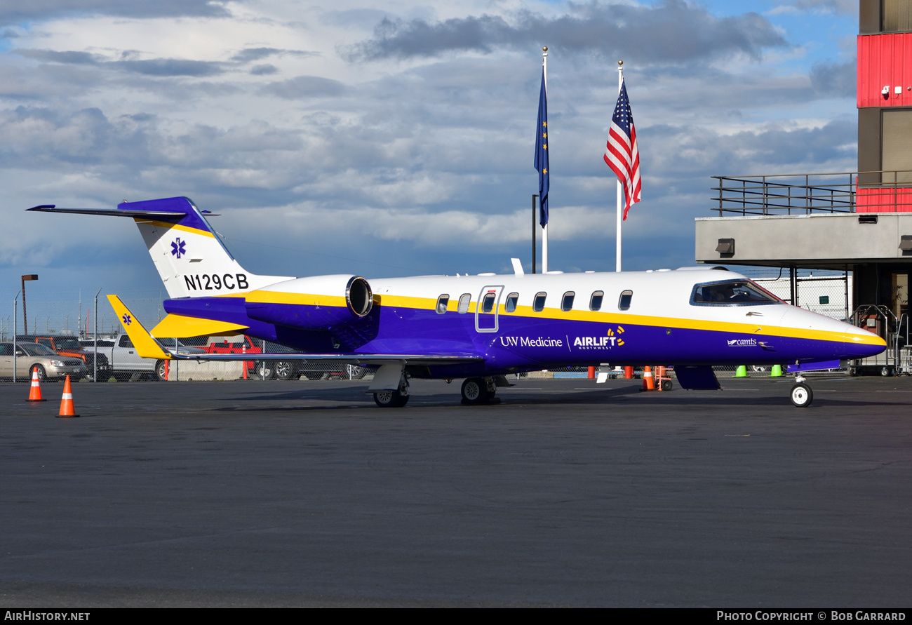 Aircraft Photo of N129CB | Learjet 45XR | Airlift Northwest - UW Medicine | AirHistory.net #492442
