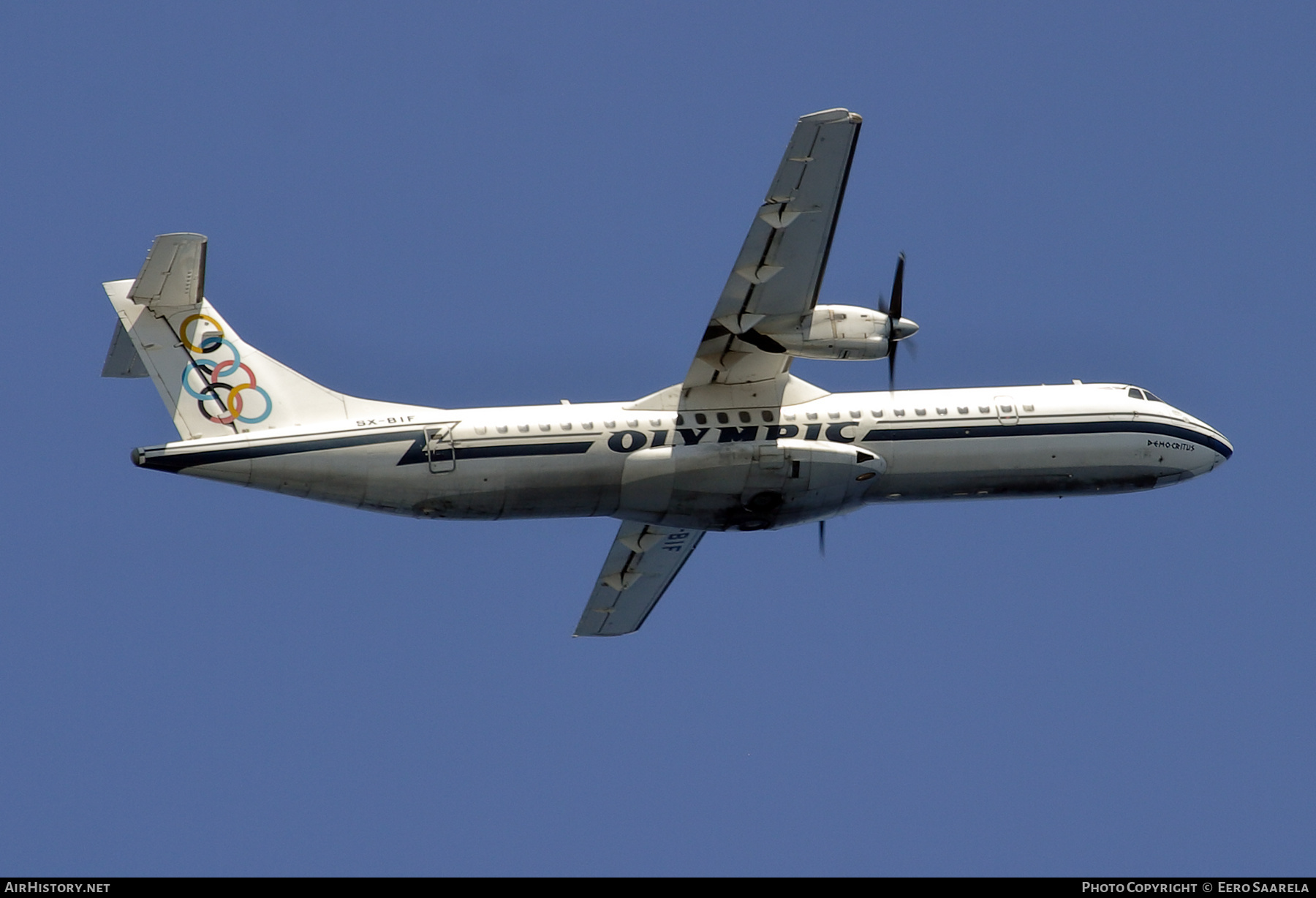 Aircraft Photo of SX-BIF | ATR ATR-72-202 | Olympic | AirHistory.net #492444
