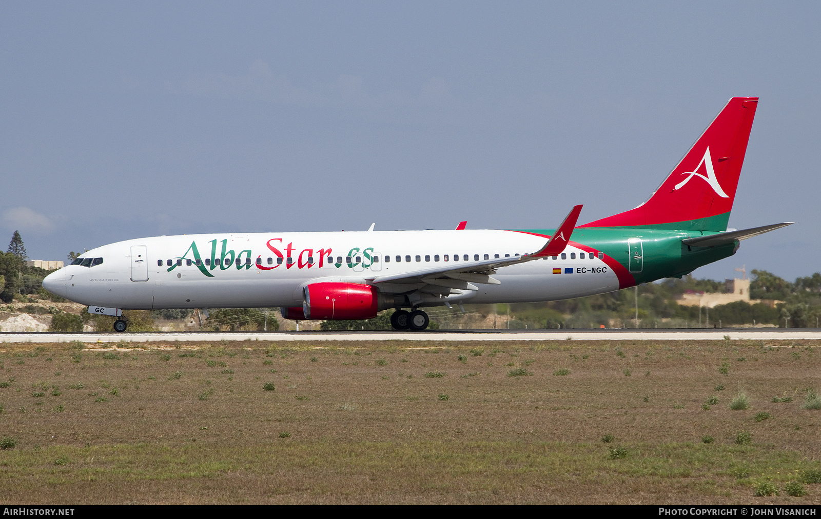 Aircraft Photo of EC-NGC | Boeing 737-809 | AlbaStar | AirHistory.net #492454