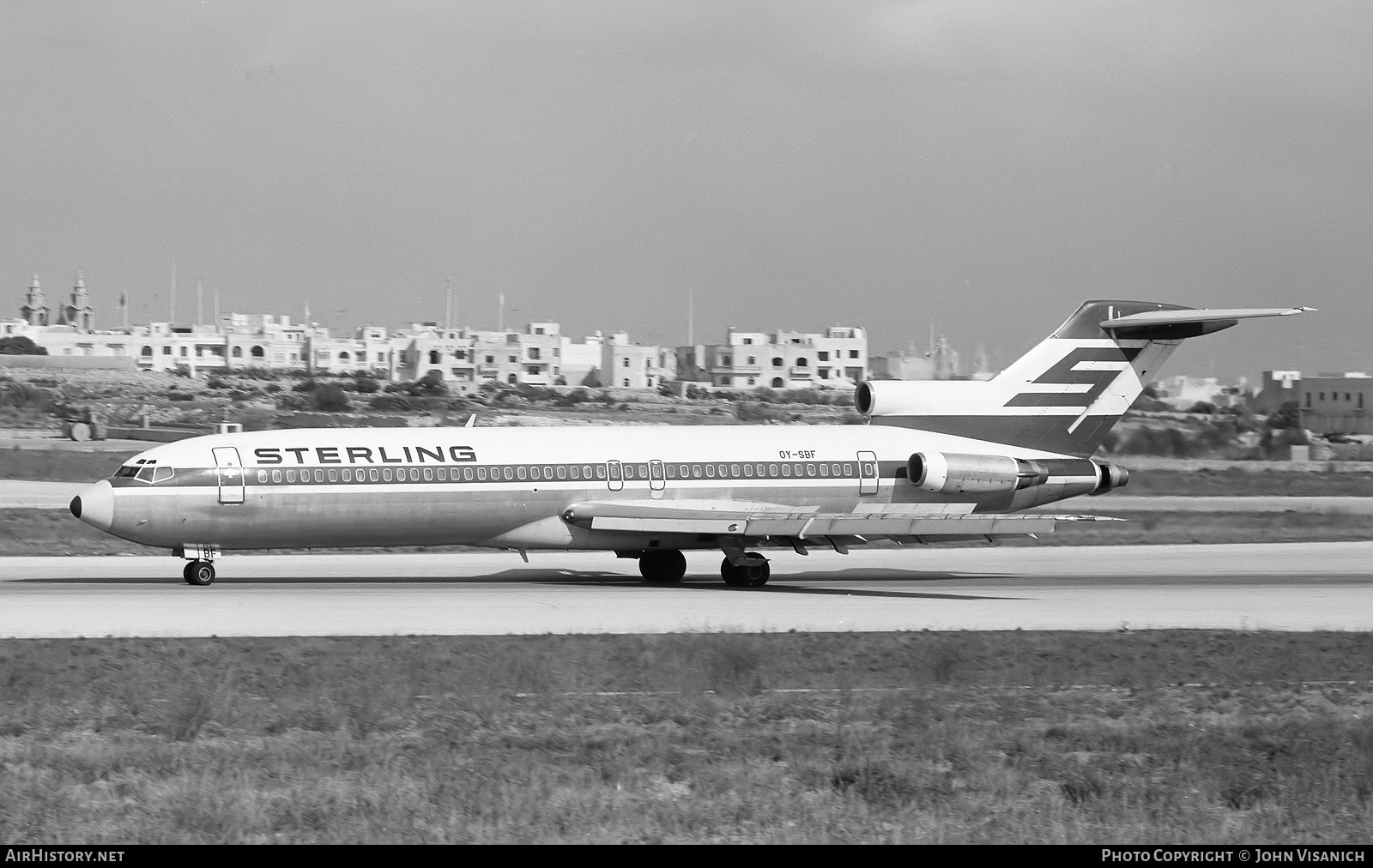 Aircraft Photo of OY-SBF | Boeing 727-2J4/Adv | Sterling Airways | AirHistory.net #492458