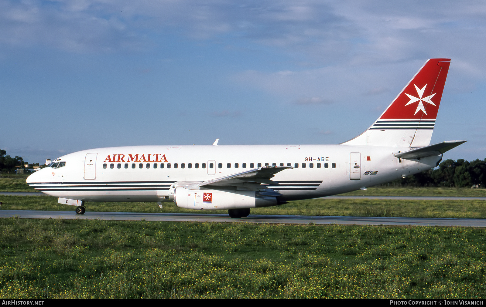 Aircraft Photo of 9H-ABE | Boeing 737-2Y5/Adv | Air Malta | AirHistory.net #492459