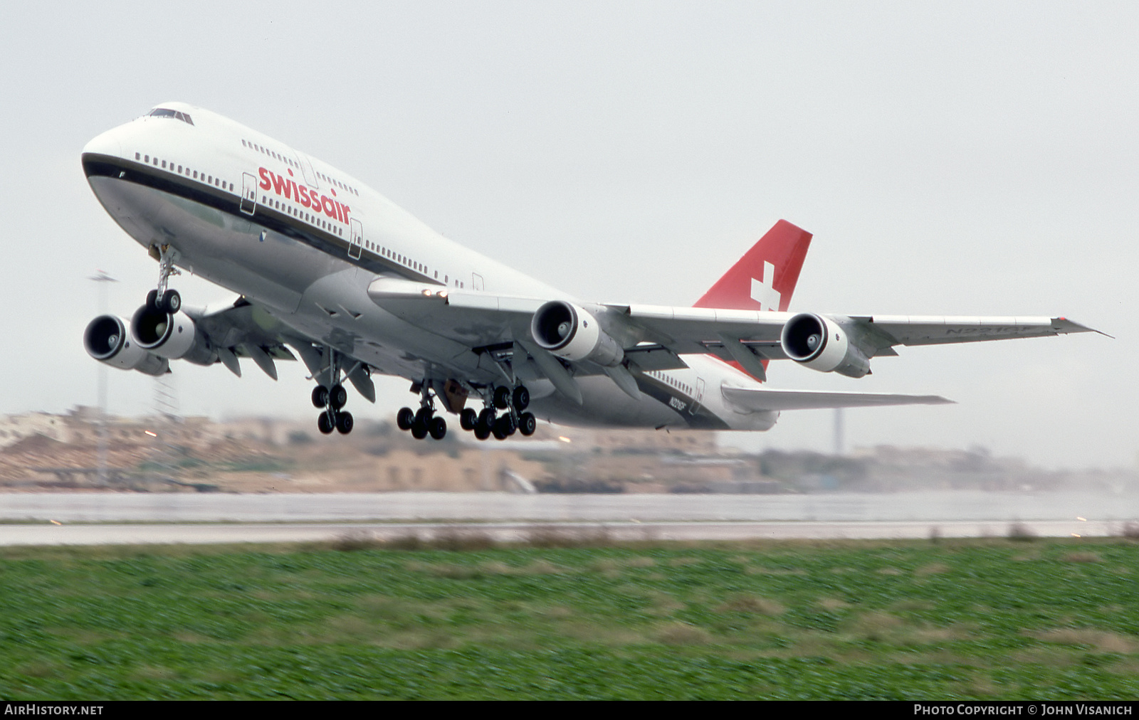 Aircraft Photo of N221GF | Boeing 747-357 | Swissair | AirHistory.net #492460