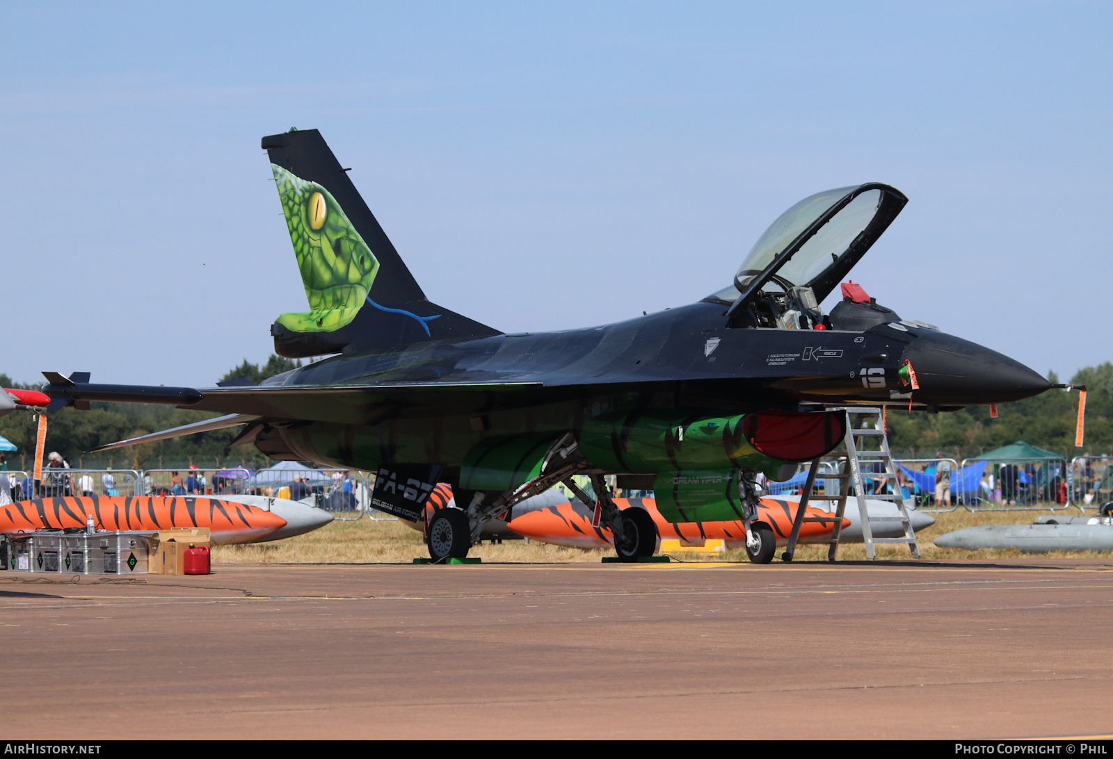 Aircraft Photo of FA87 | General Dynamics F-16AM Fighting Falcon | Belgium - Air Force | AirHistory.net #492506