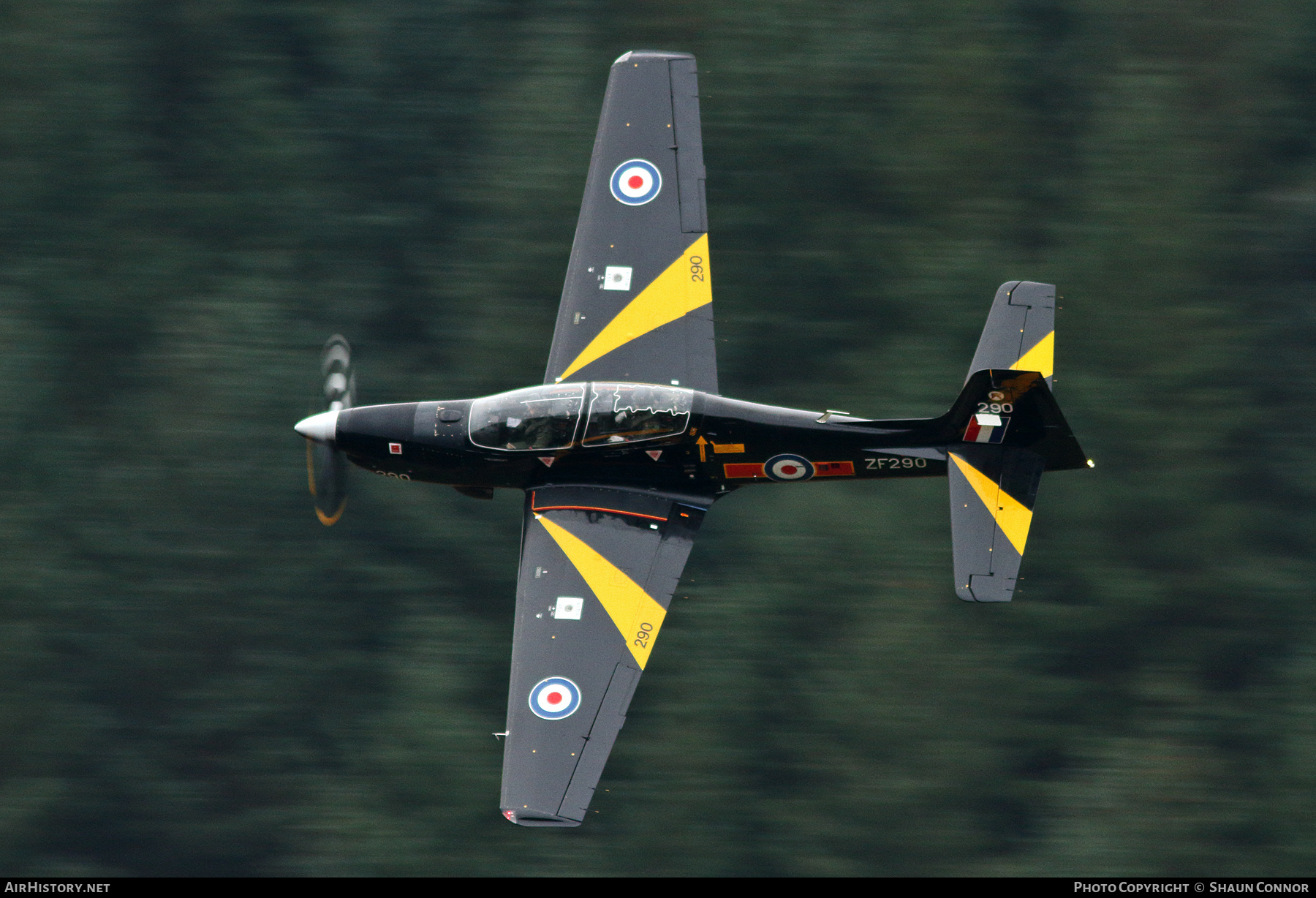 Aircraft Photo of ZF290 | Short S-312 Tucano T1 | UK - Air Force ...
