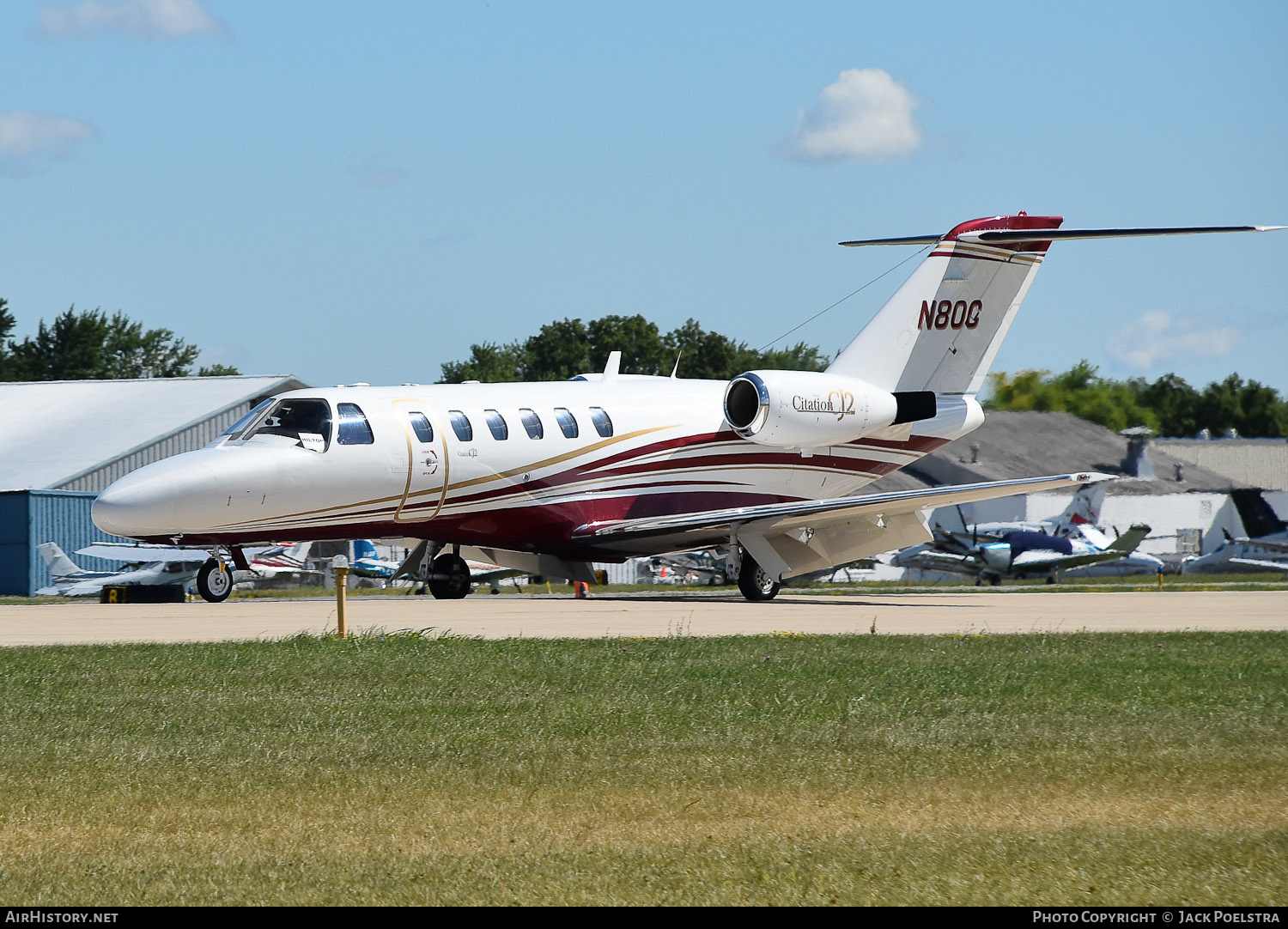 Aircraft Photo of N80C | Cessna 525A CitationJet CJ2 | AirHistory.net #492512