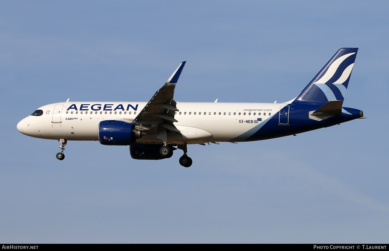 Aircraft Photo of SX-NEB | Airbus A320-271N | Aegean Airlines | AirHistory.net #492521
