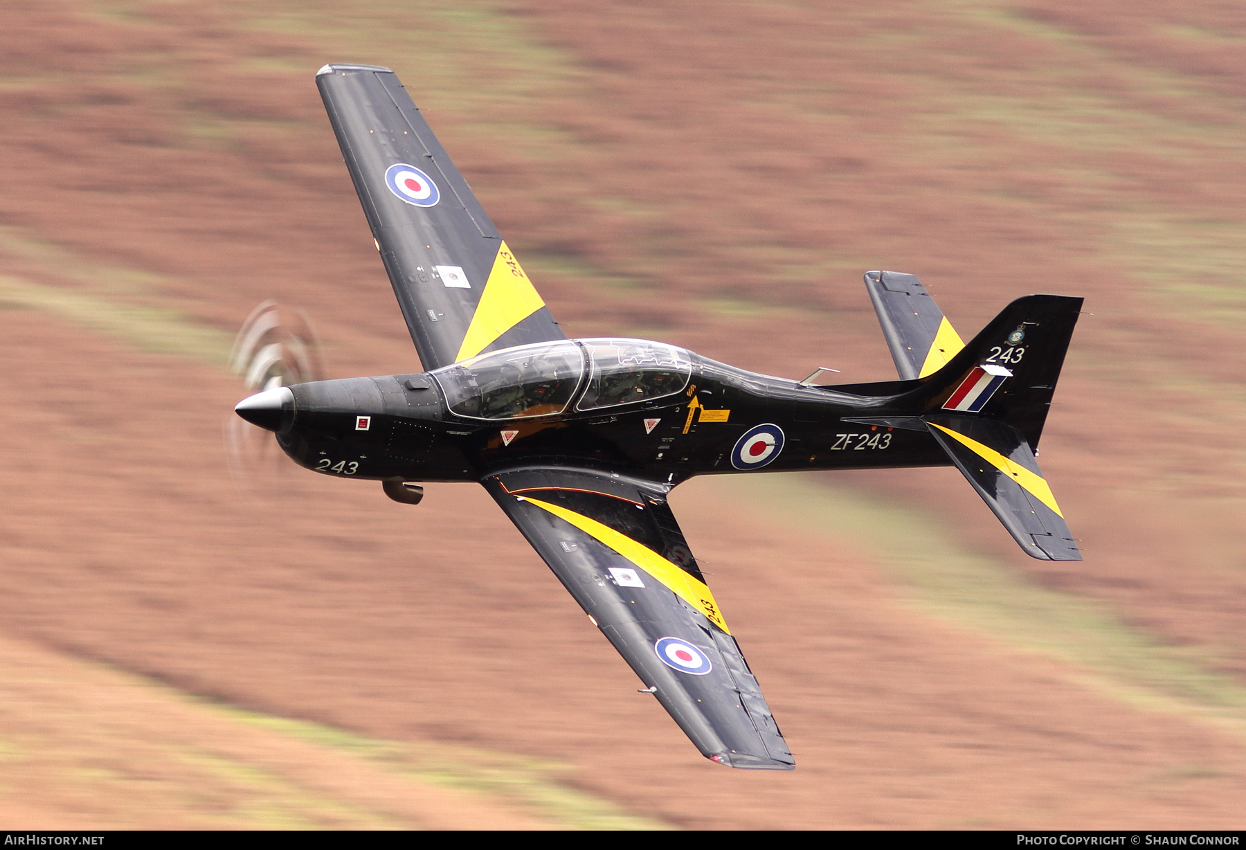Aircraft Photo of ZF243 | Short S-312 Tucano T1 | UK - Air Force | AirHistory.net #492541