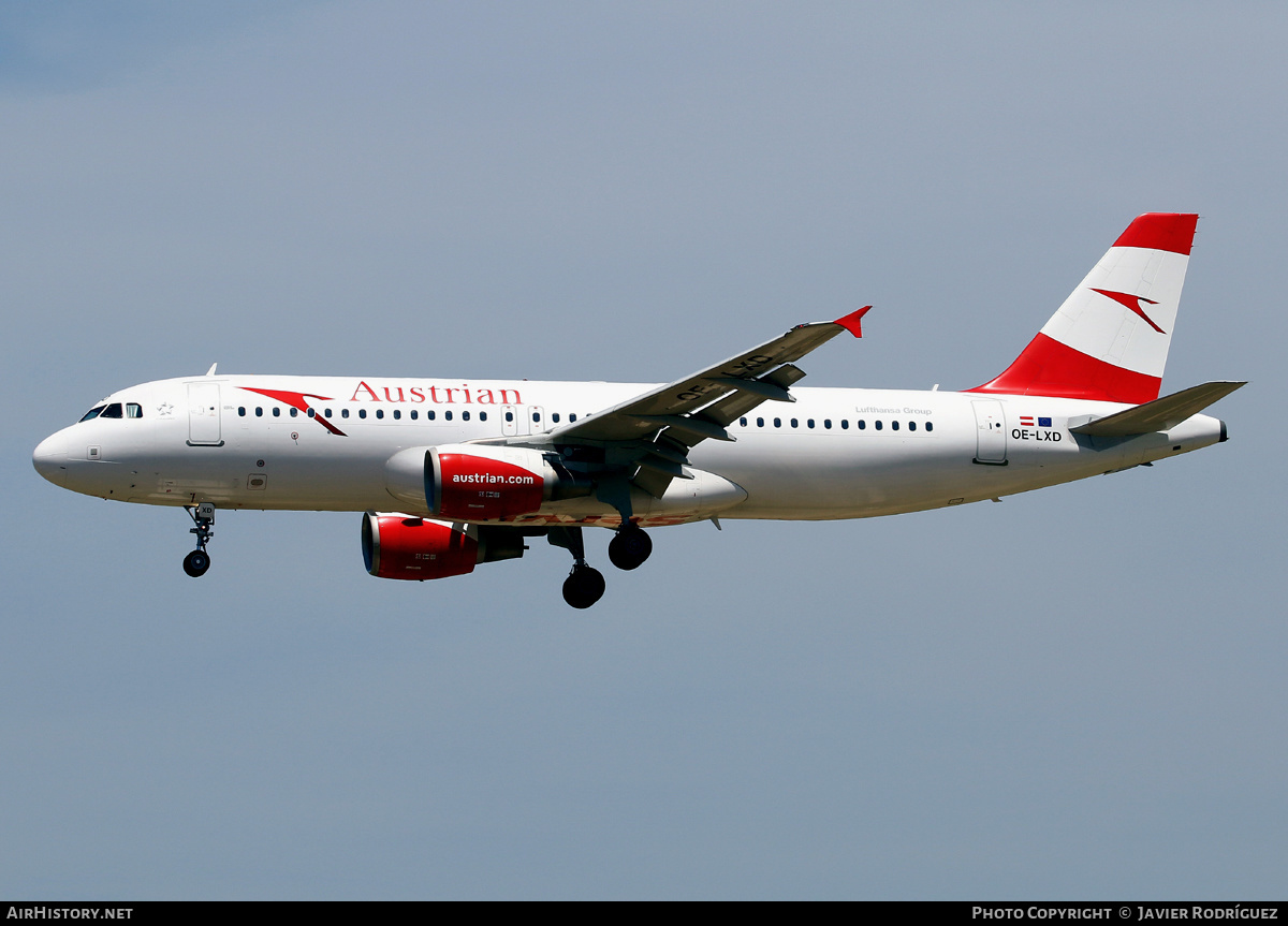 Aircraft Photo of OE-LXD | Airbus A320-216 | Austrian Airlines | AirHistory.net #492576