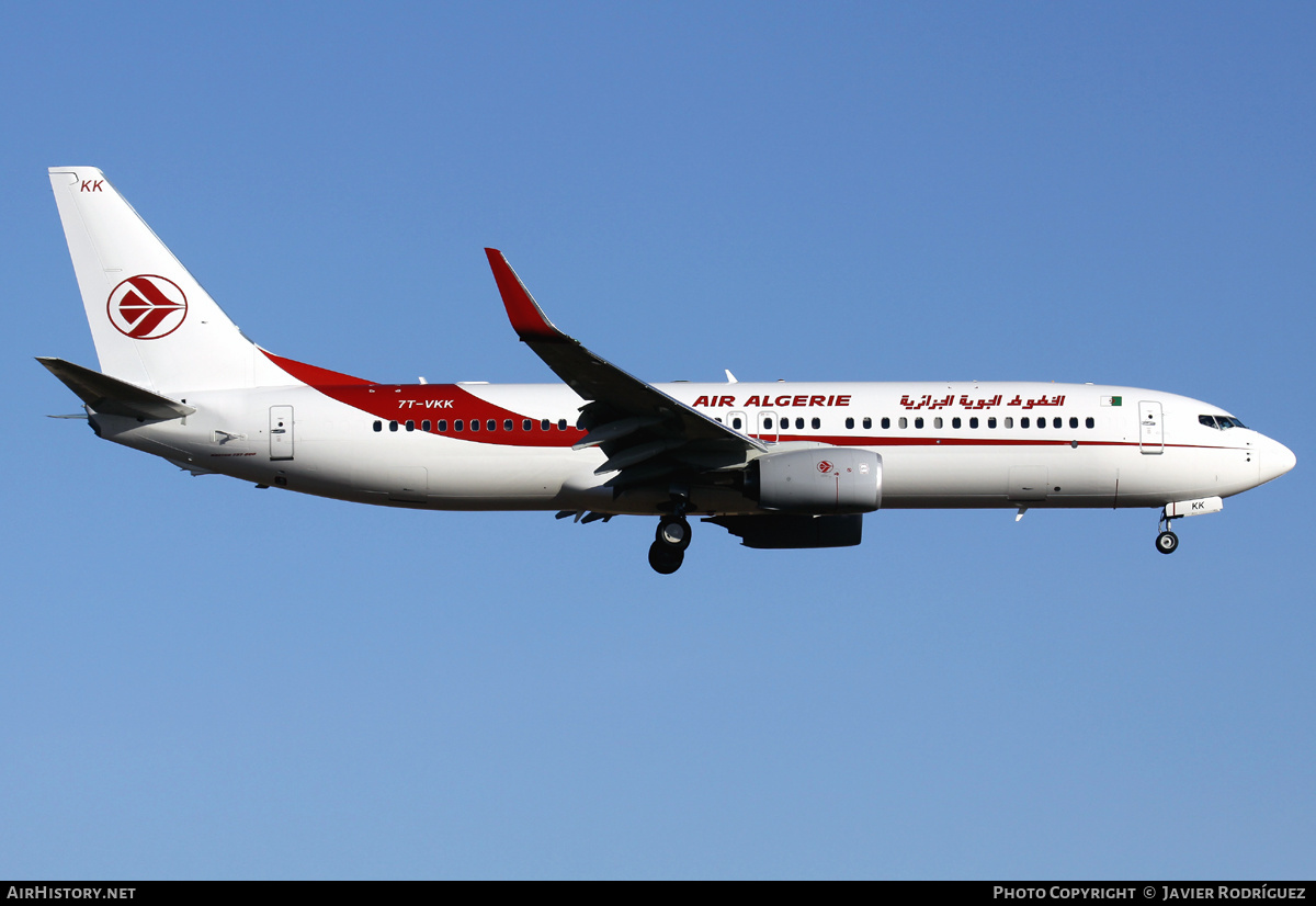 Aircraft Photo of 7T-VKK | Boeing 737-8D6 | Air Algérie | AirHistory.net #492581