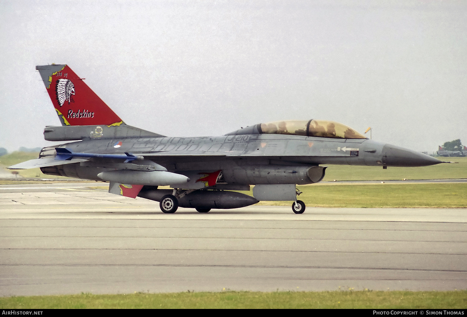 Aircraft Photo of J-210 | General Dynamics F-16B Fighting Falcon | Netherlands - Air Force | AirHistory.net #492622