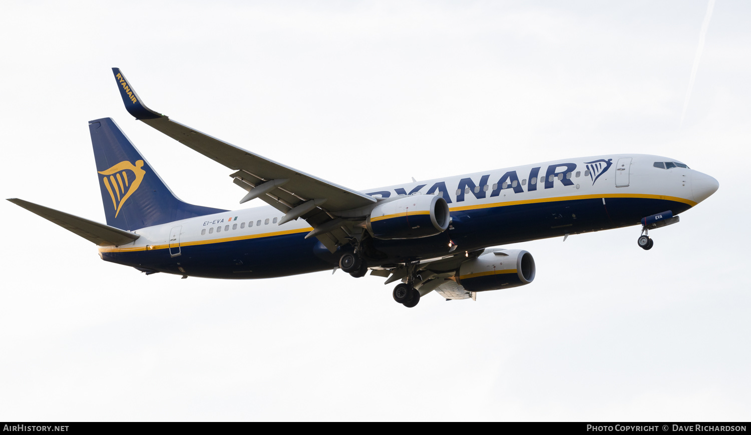 Aircraft Photo of EI-EVA | Boeing 737-8AS | Ryanair | AirHistory.net #492643