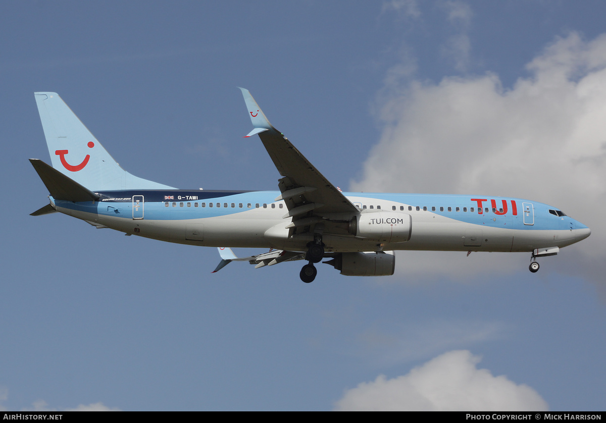 Aircraft Photo of G-TAWI | Boeing 737-8K5 | TUI | AirHistory.net #492655