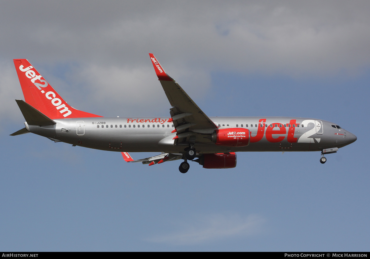 Aircraft Photo of G-JZBB | Boeing 737-800 | Jet2 | AirHistory.net #492658