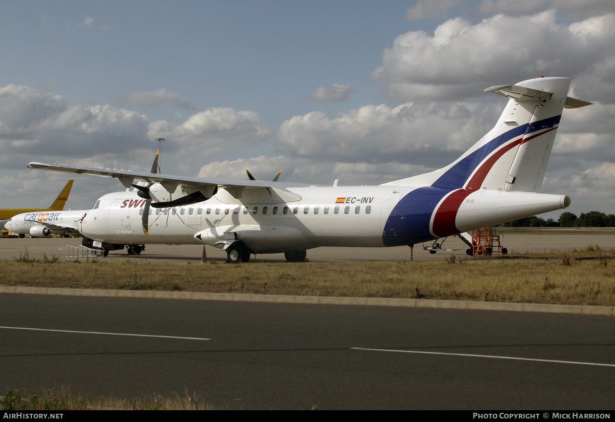 Aircraft Photo of EC-INV | ATR ATR-72-212/F | Swiftair | AirHistory.net #492695