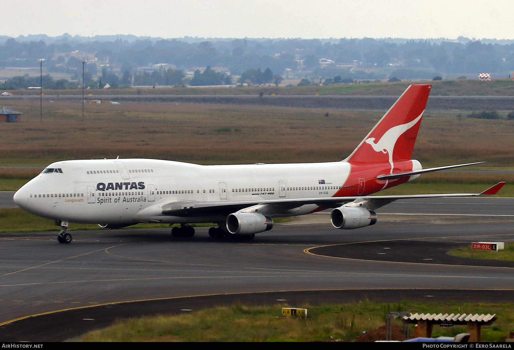 Aircraft Photo of VH-OJQ | Boeing 747-438 | Qantas | AirHistory.net #492696