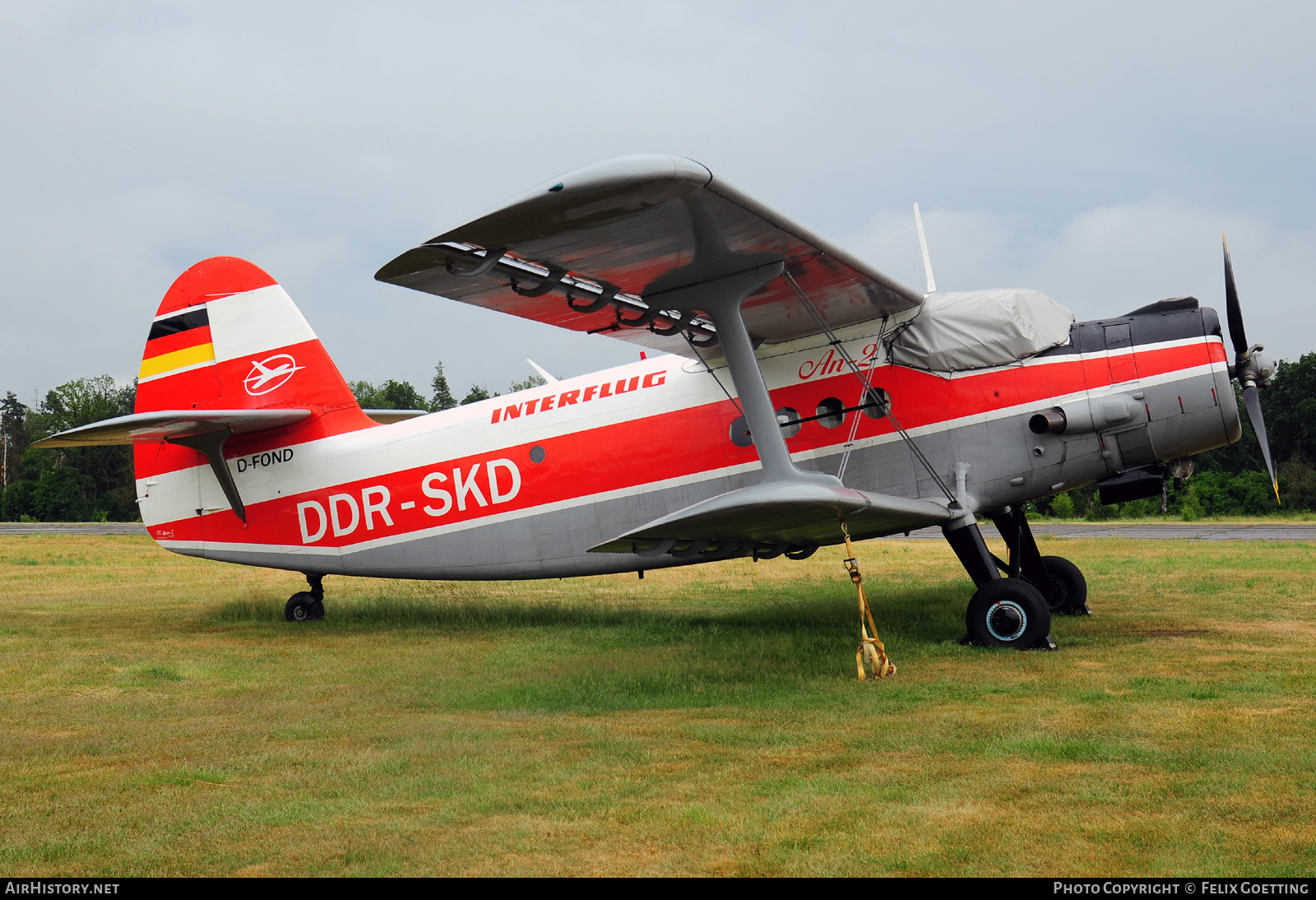 Aircraft Photo of D-FOND / DDR-SKD | Antonov An-2P | Interflug | AirHistory.net #492698