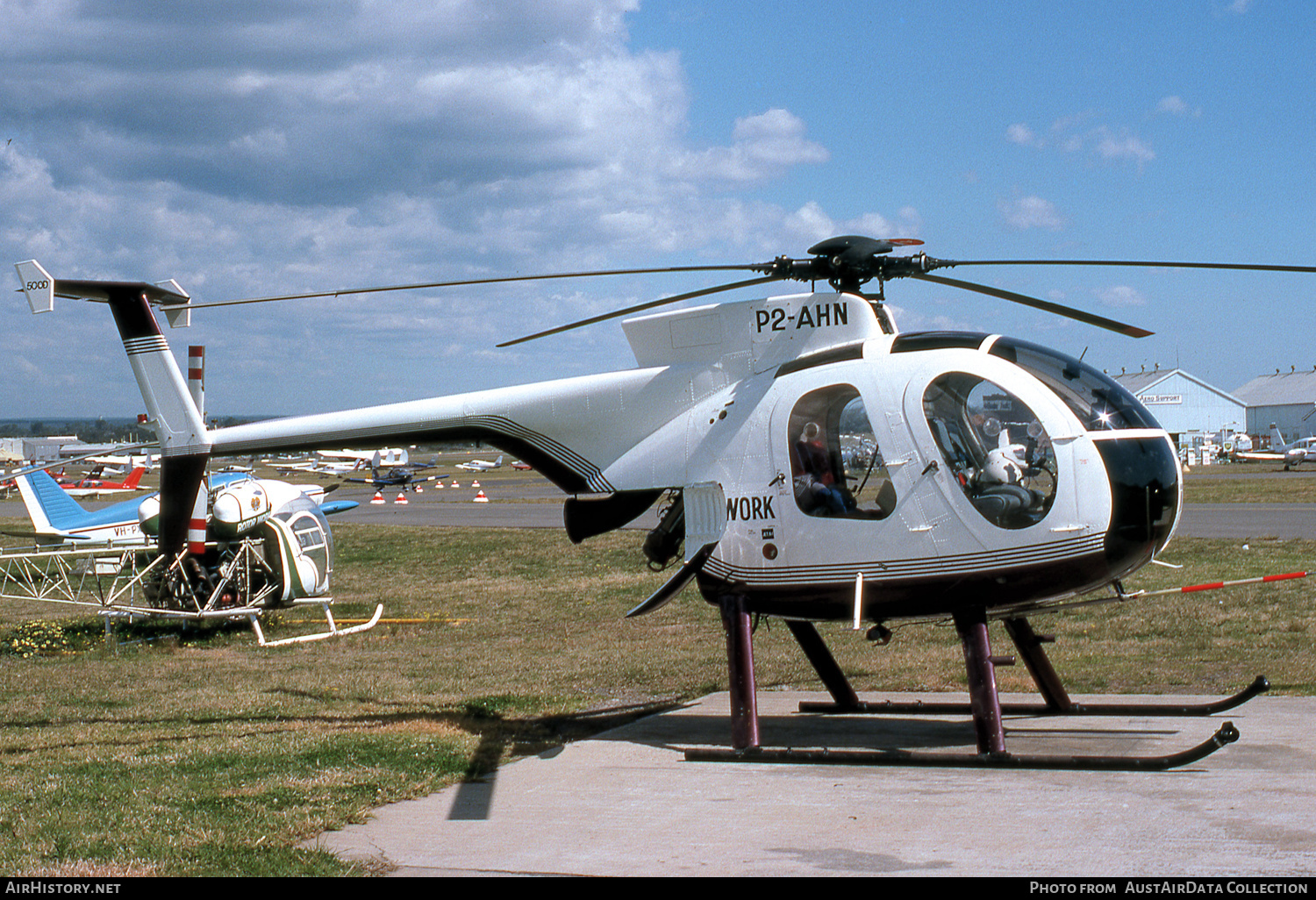 Aircraft Photo of P2-AHN | Hughes 500D (369D) | Rotor Work | AirHistory.net #492711