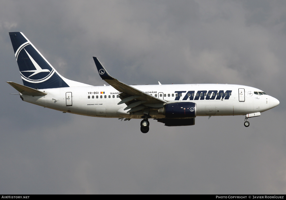 Aircraft Photo of YR-BGI | Boeing 737-78J | TAROM - Transporturile Aeriene Române | AirHistory.net #492722