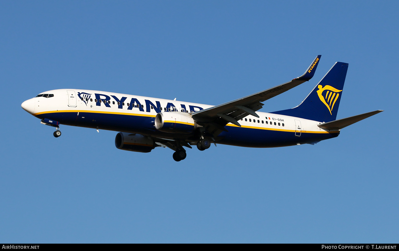 Aircraft Photo of EI-GSH | Boeing 737-800 | Ryanair | AirHistory.net #492732
