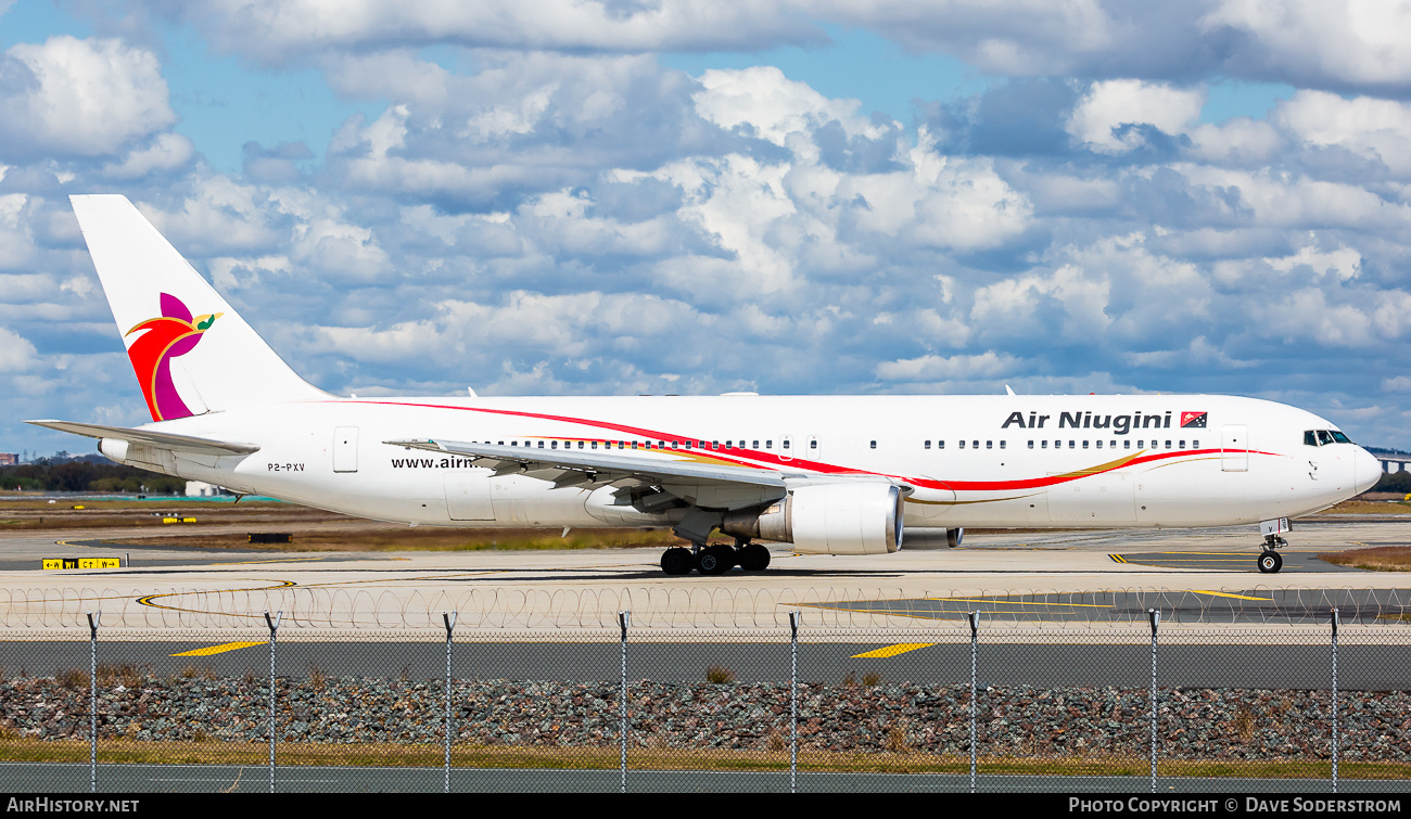 Aircraft Photo of P2-PXV | Boeing 767-341/ER | Air Niugini | AirHistory.net #492733