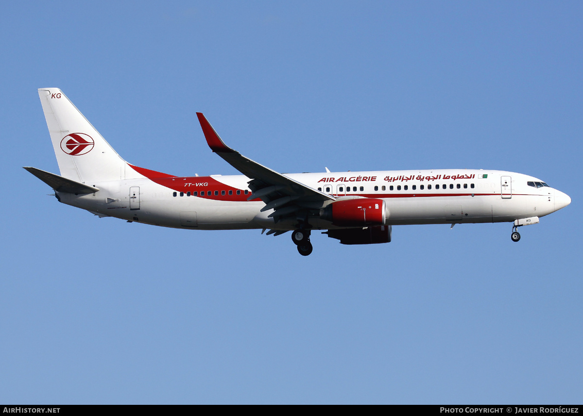 Aircraft Photo of 7T-VKG | Boeing 737-8D6 | Air Algérie | AirHistory.net #492736