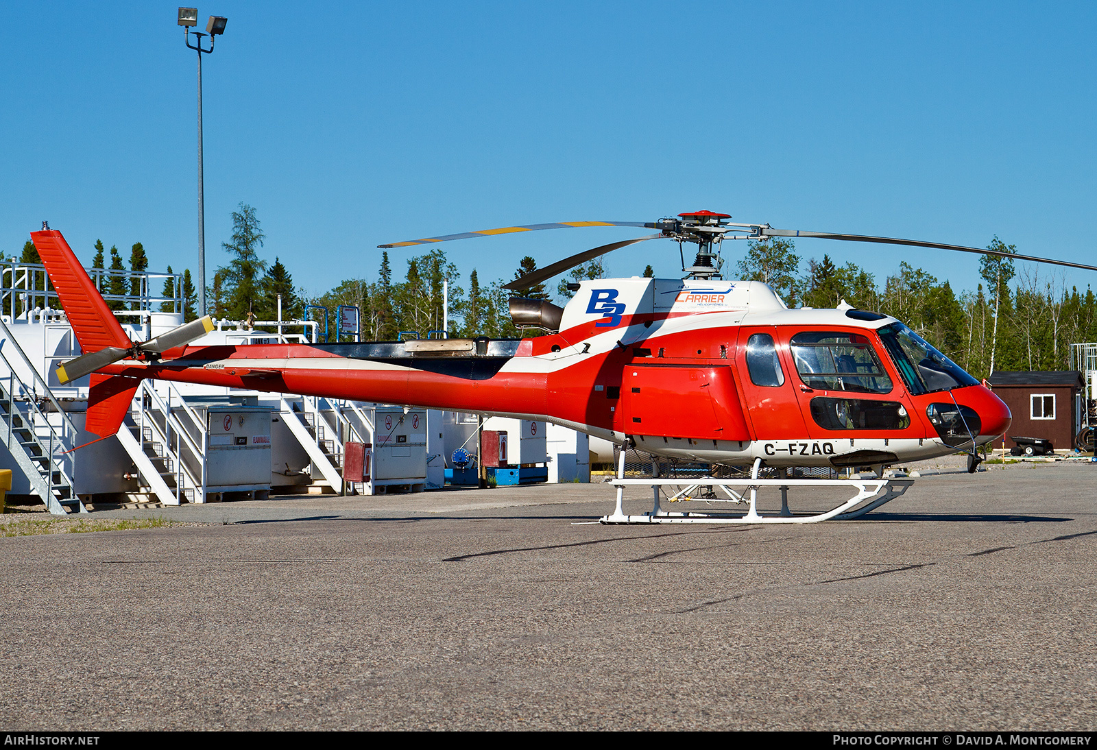Aircraft Photo of C-FZAQ | Aerospatiale AS-350B-3 Ecureuil | Helicarrier | AirHistory.net #492740