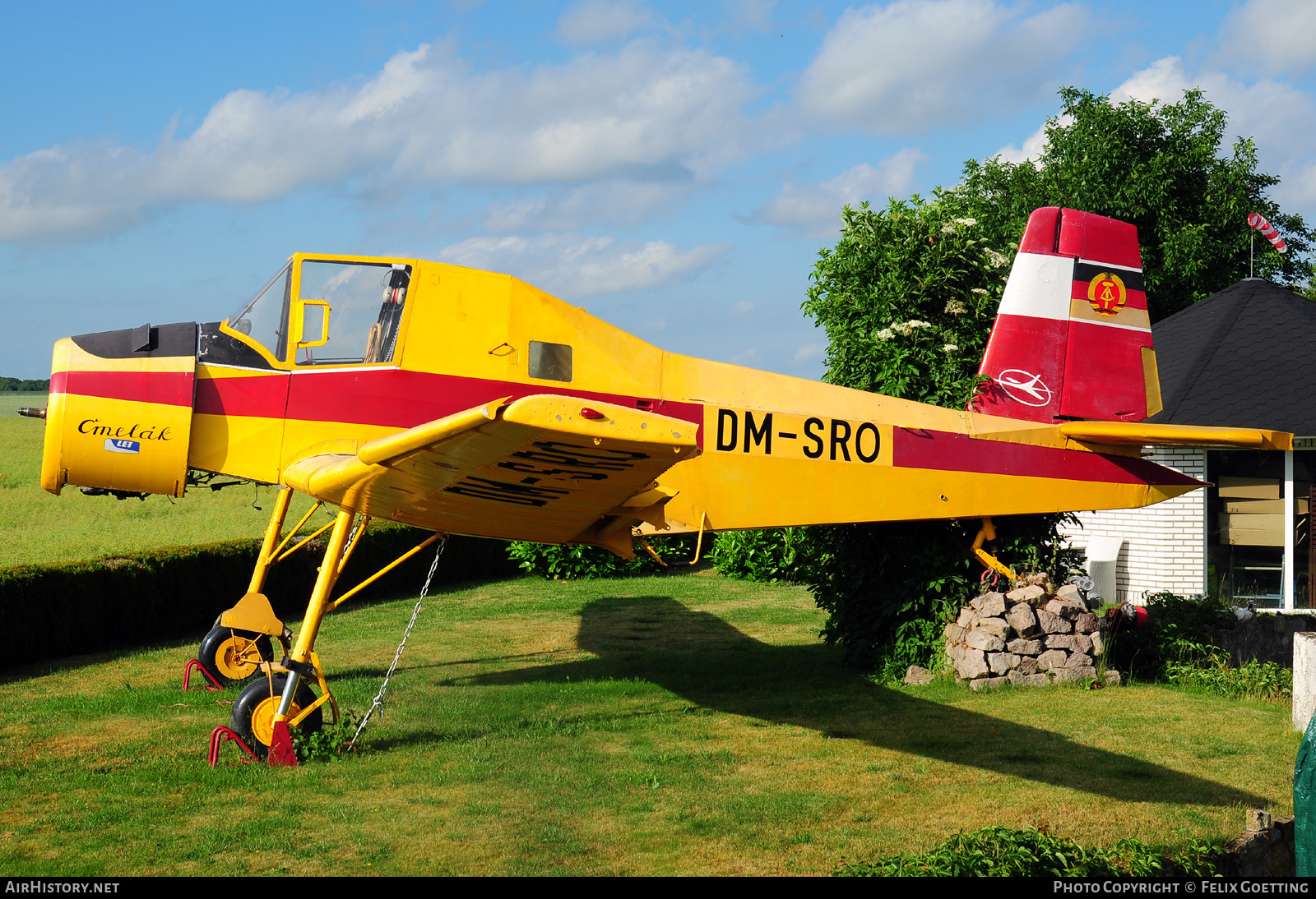 Aircraft Photo of DM-SRO | Let Z-37A Cmelak | Interflug | AirHistory.net #492751