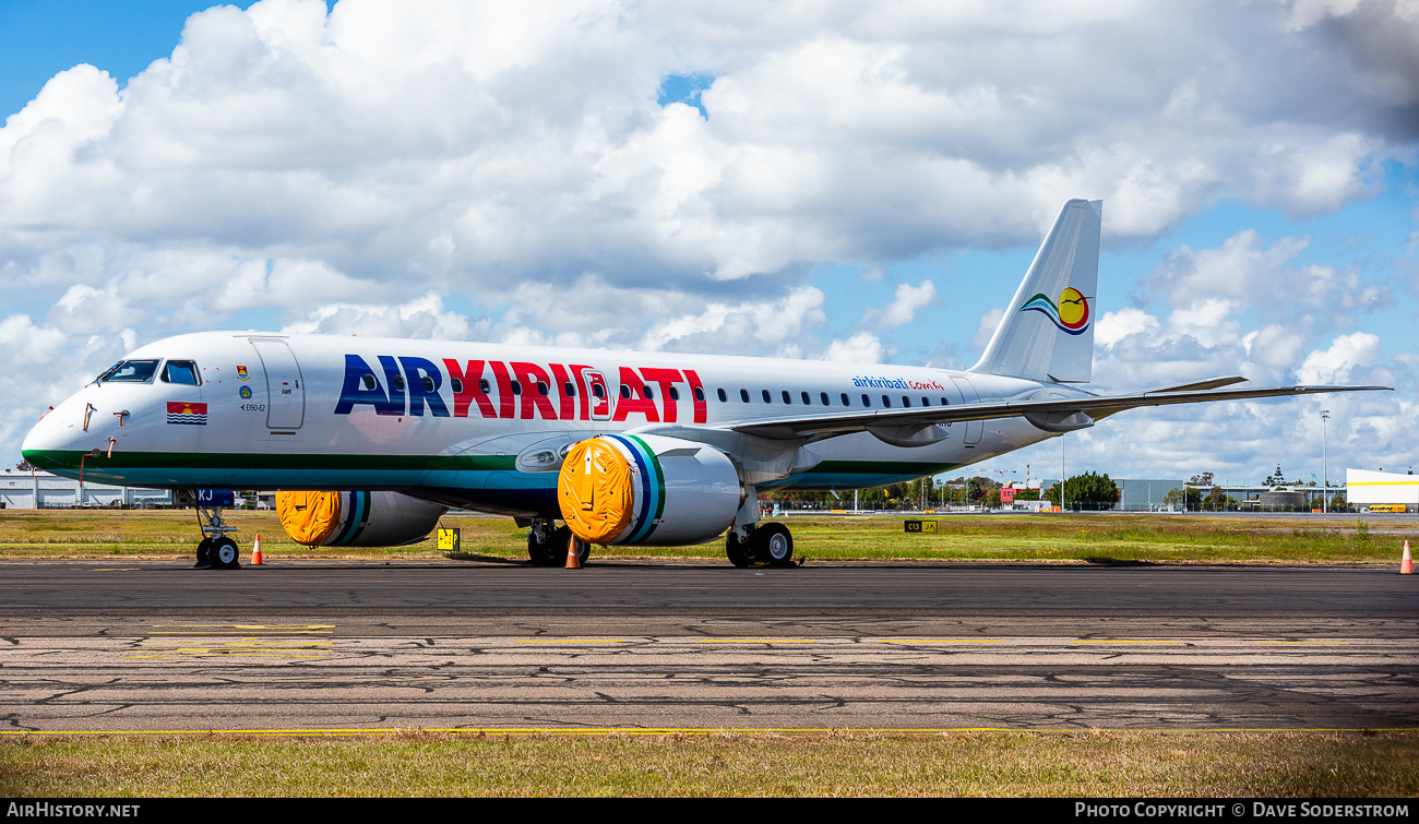 Aircraft Photo of VH-IKJ | Embraer 190-E2 (ERJ-190-300) | Air Kiribati | AirHistory.net #492769