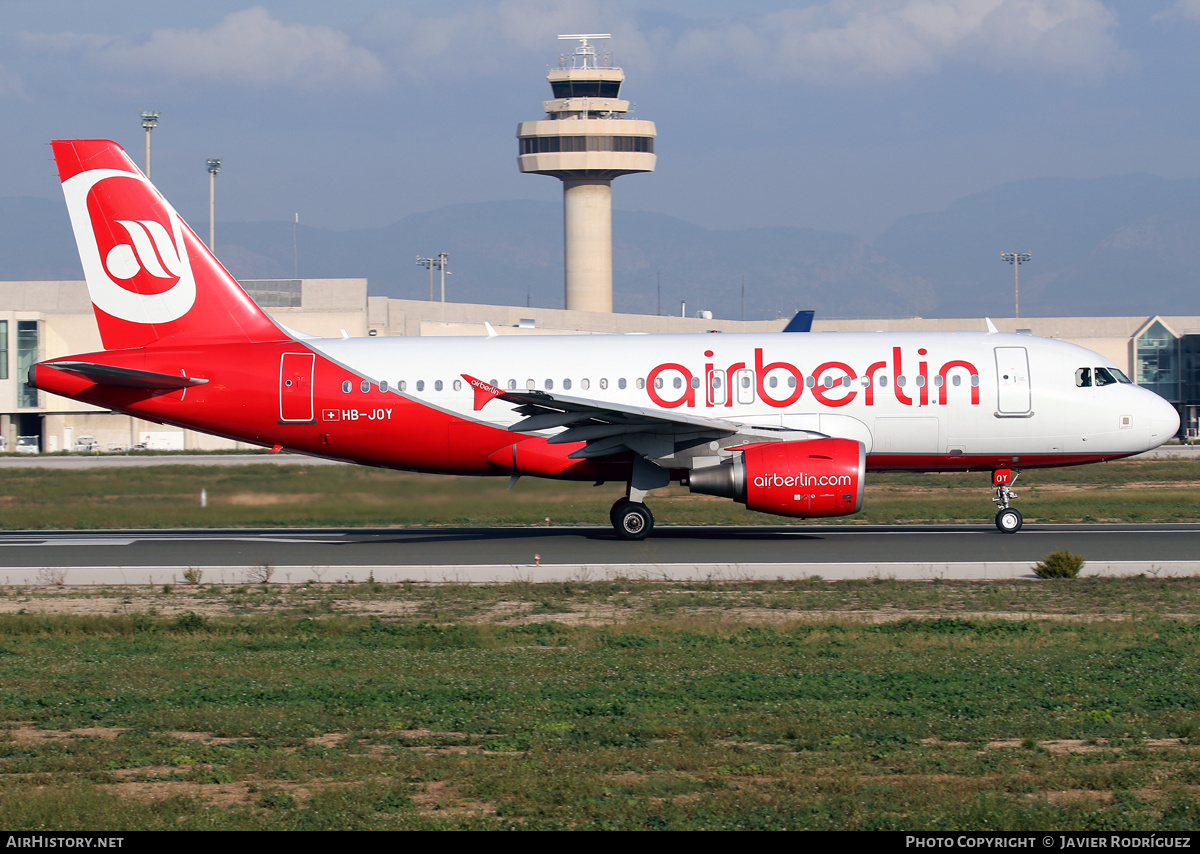 Aircraft Photo of HB-JOY | Airbus A319-112 | Air Berlin | AirHistory.net #492772