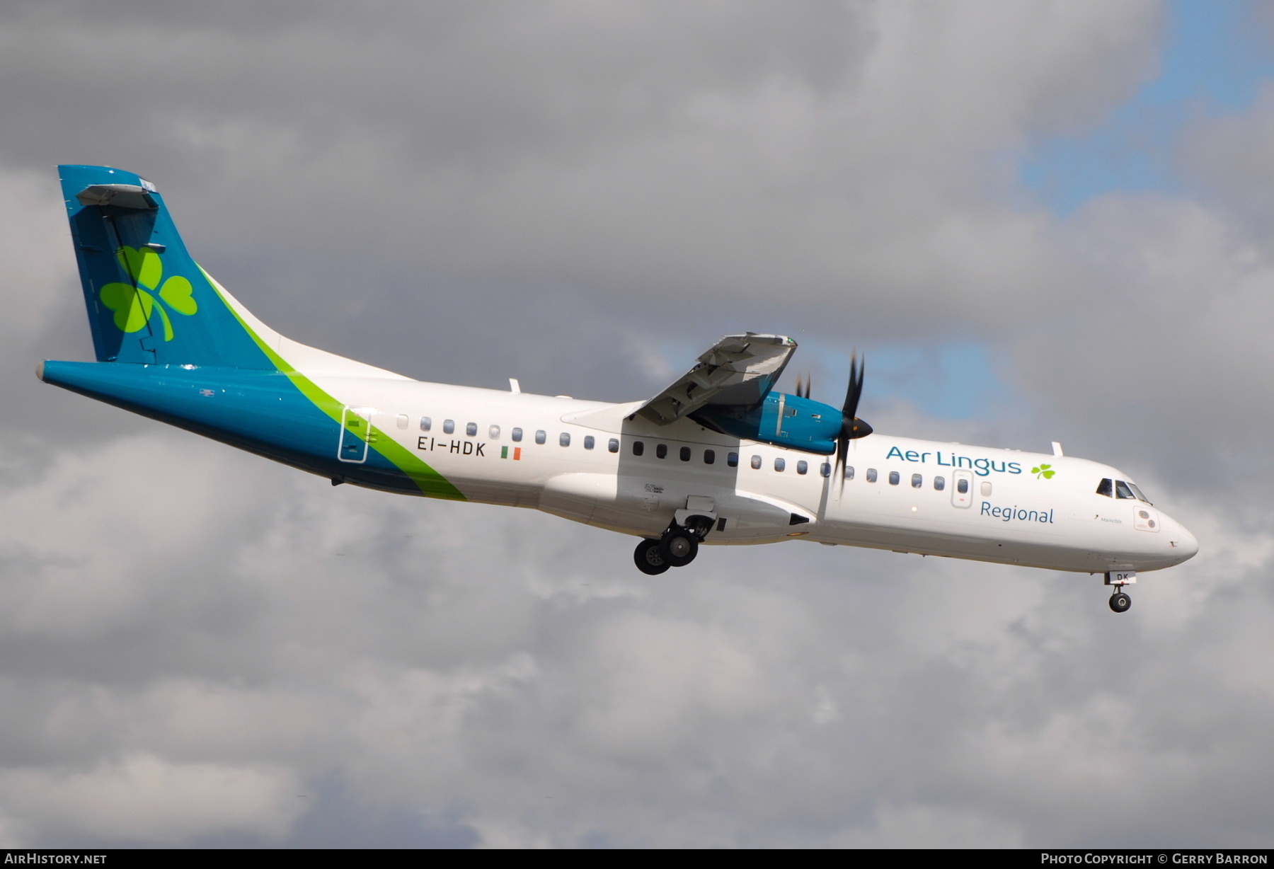 Aircraft Photo of EI-HDK | ATR ATR-72-600 (ATR-72-212A) | Aer Lingus Regional | AirHistory.net #492784