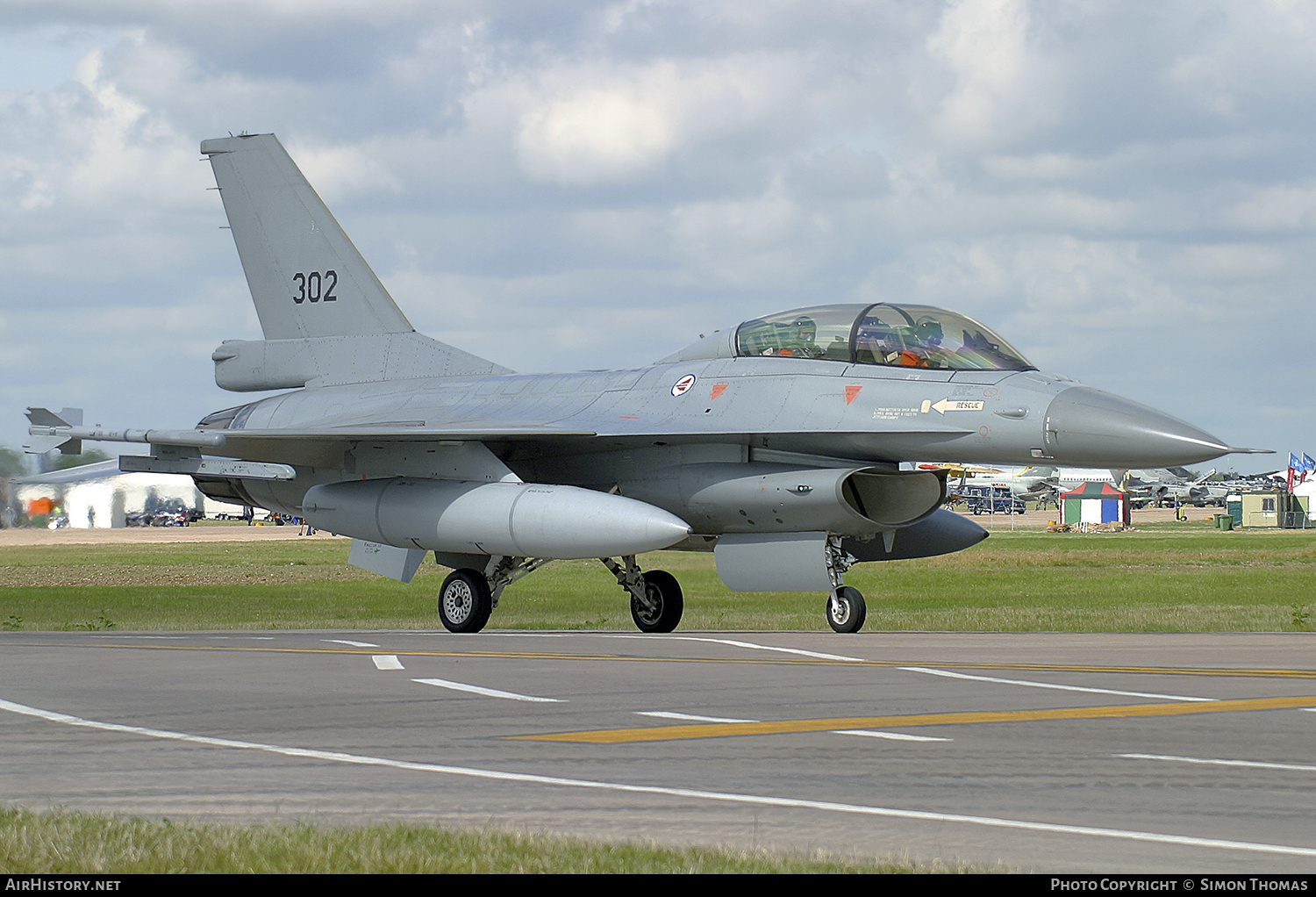 Aircraft Photo of 302 | General Dynamics F-16BM Fighting Falcon | Norway - Air Force | AirHistory.net #492792