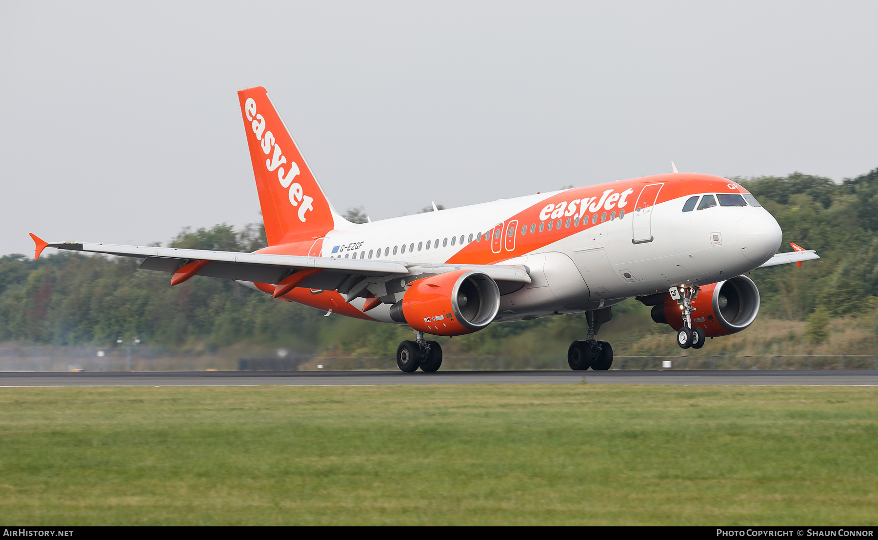 Aircraft Photo of G-EZGF | Airbus A319-111 | EasyJet | AirHistory.net #492821