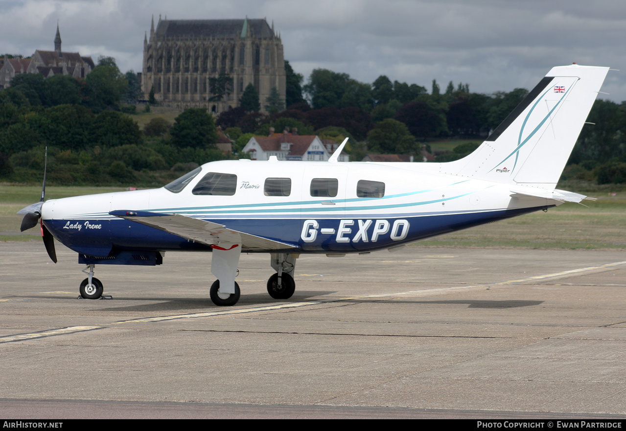 Aircraft Photo of G-EXPO | Piper PA-46R-350T Malibu Matrix | AirHistory.net #492837