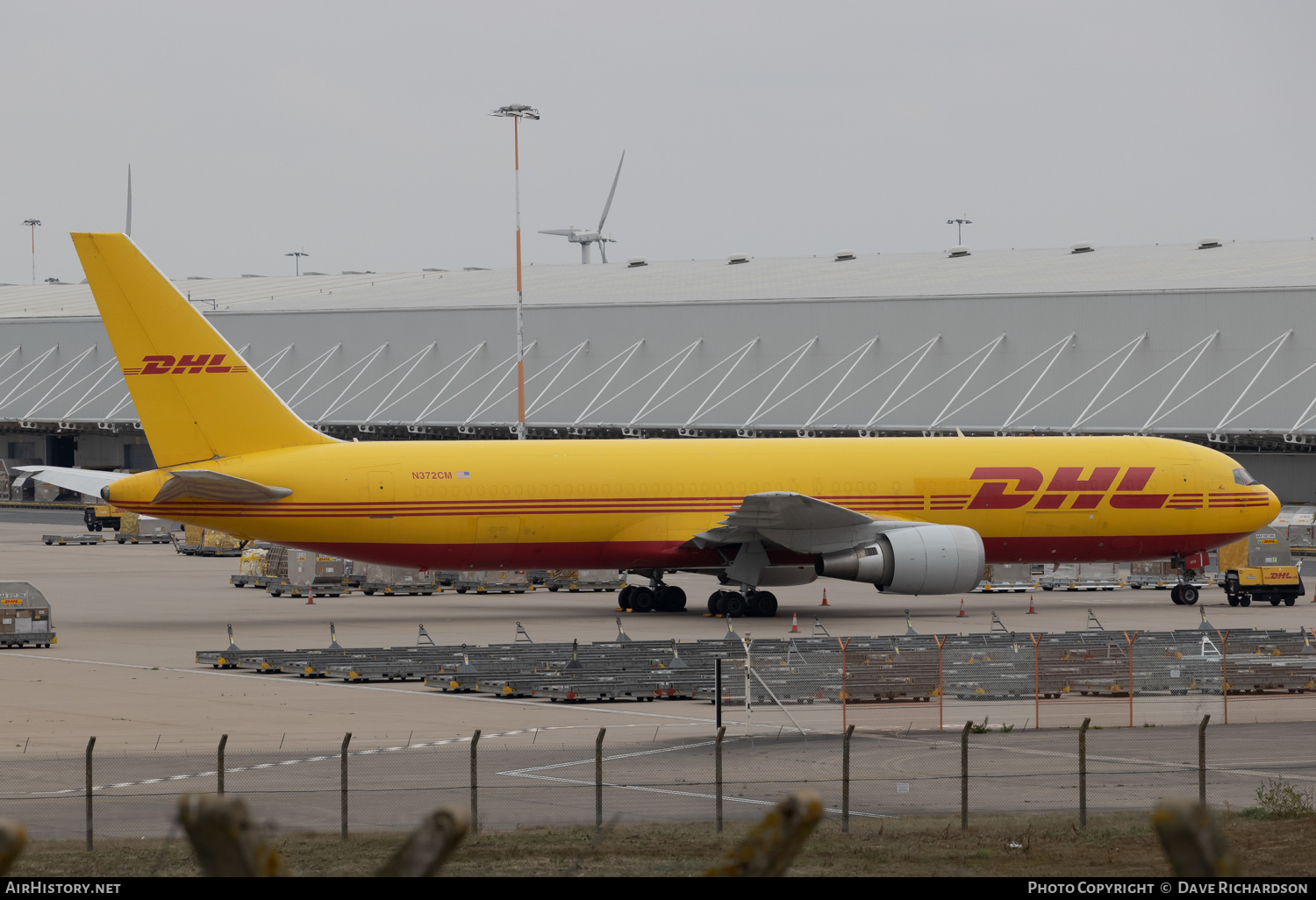 Aircraft Photo of N372CM | Boeing 767-338/ER(BDSF) | DHL International | AirHistory.net #492851