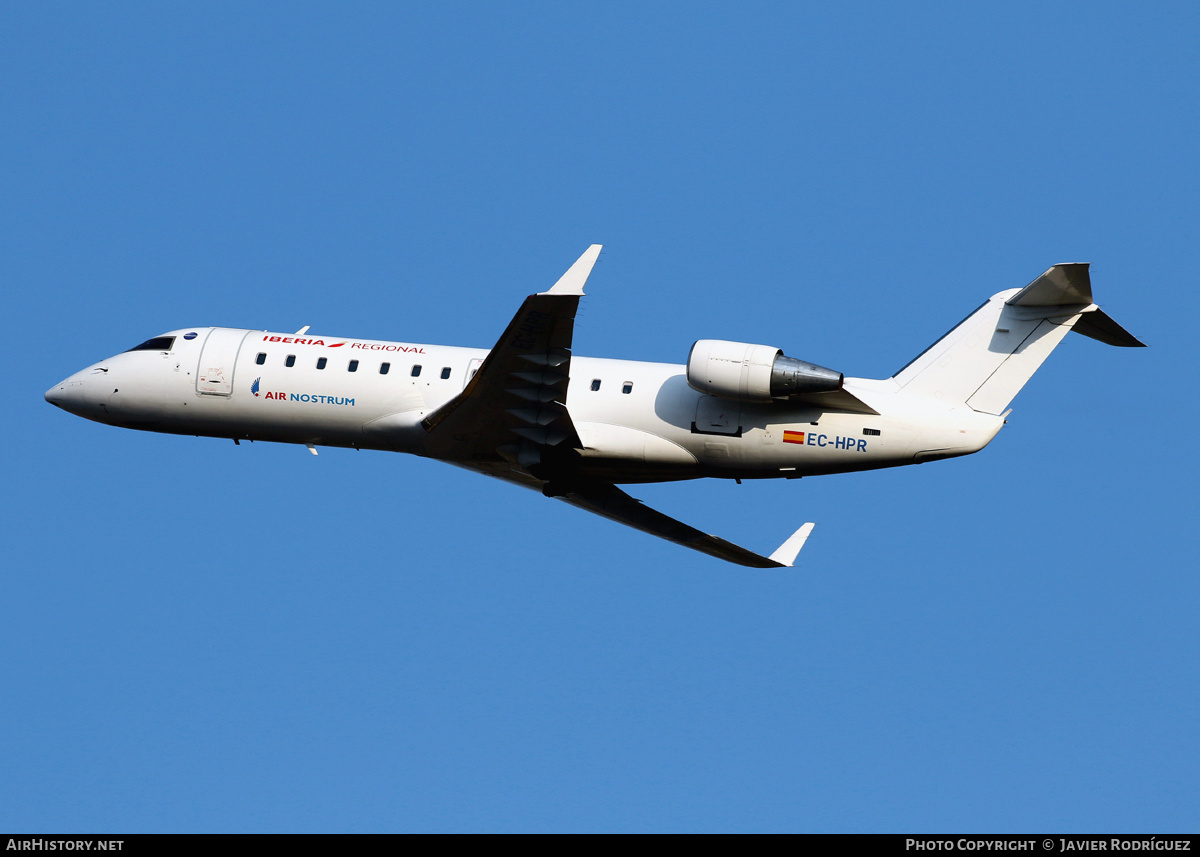 Aircraft Photo of EC-HPR | Bombardier CRJ-200ER (CL-600-2B19) | Iberia Regional | AirHistory.net #492880